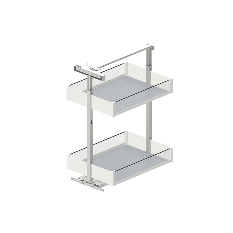 PURO Mini Cargo Basket System | Soft-Close | Matte White