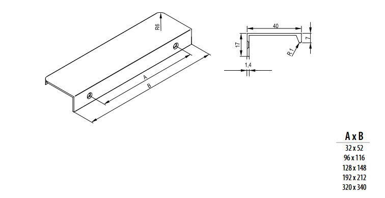 AL13 Furniture Handle