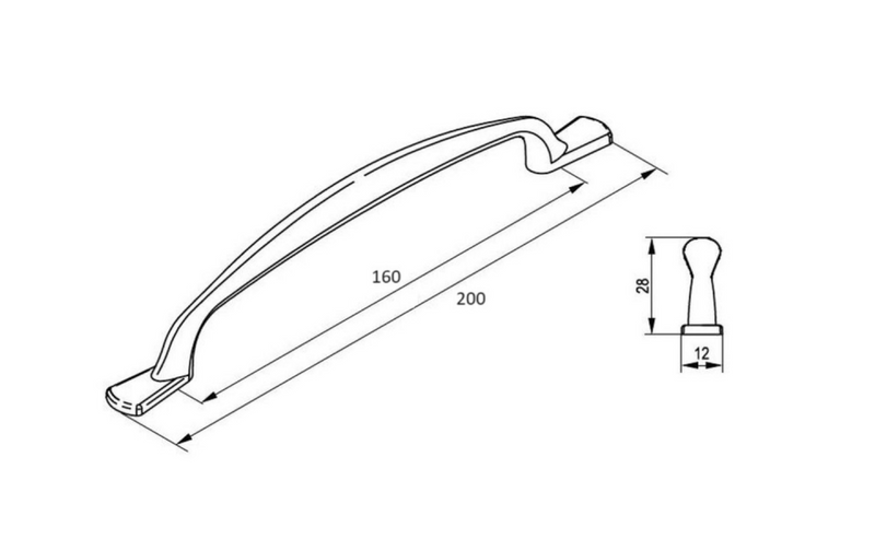 ALEGRA Furniture Handle