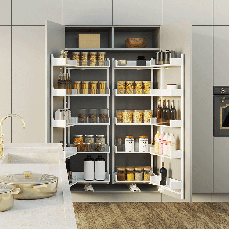 PURO MAXI SPACE DUO Tall Pull-Out System | 5-Level Kitchen Storage
