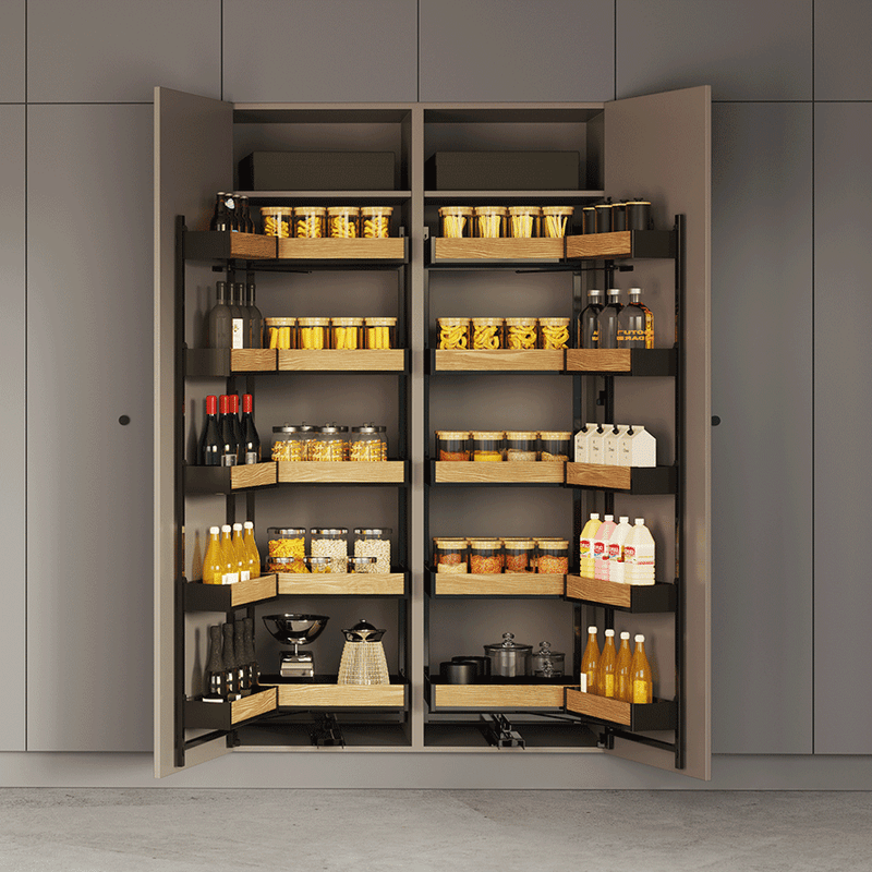 PURO MAXI SPACE DUO Tall Pull-Out System | 5-Level Kitchen Storage