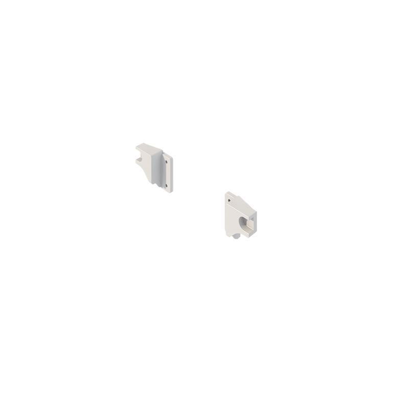 COMFORT BOX PLUS Back Panel Raiser | White & Silver