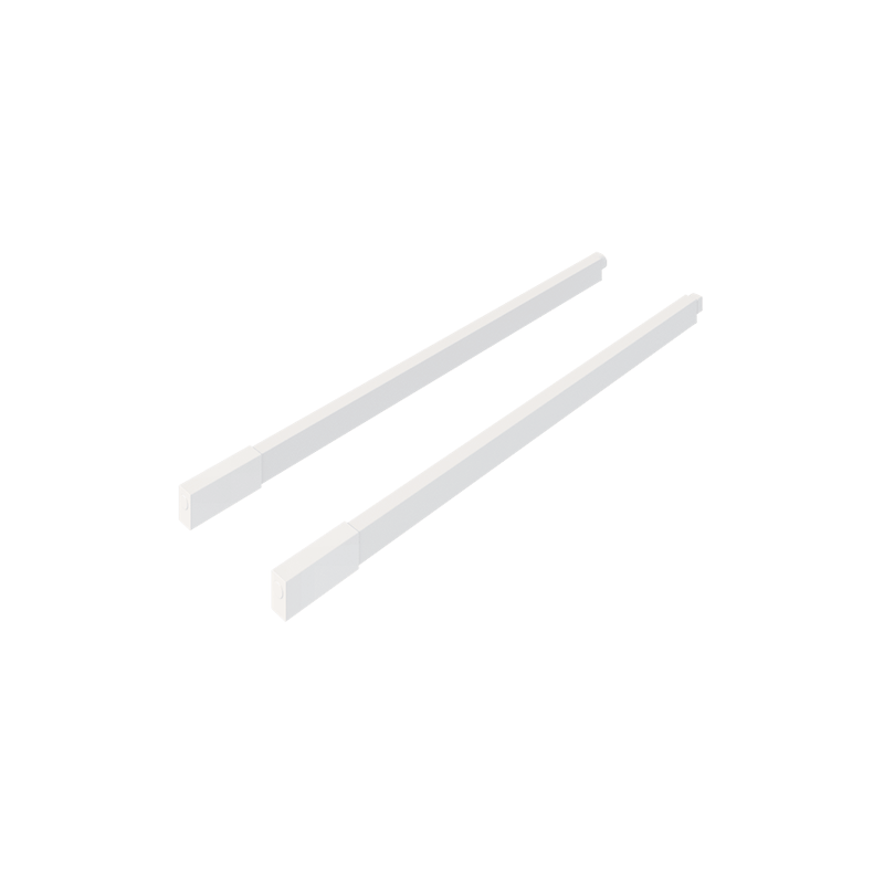COMFORT BOX PLUS Rectangular Railing | 250–600 mm | Silver & White