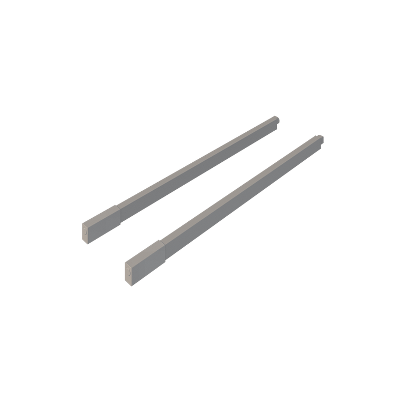COMFORT BOX PLUS Rectangular Railing | 250–600 mm | Silver & White