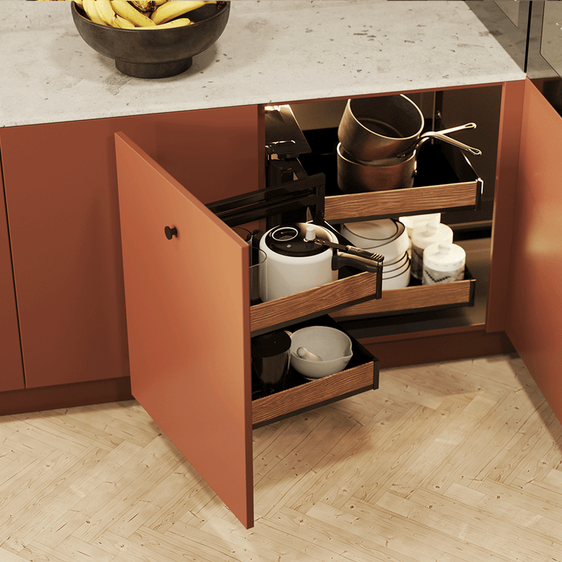 PURO CORNER SPACE Corner Pull-Out System | REJS MAXIMA PURO