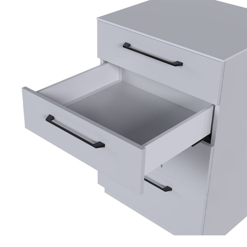 ULTRA BOX Drawer H118 (4.6") White / Graphite | Full Extension Soft-Close Drawer System