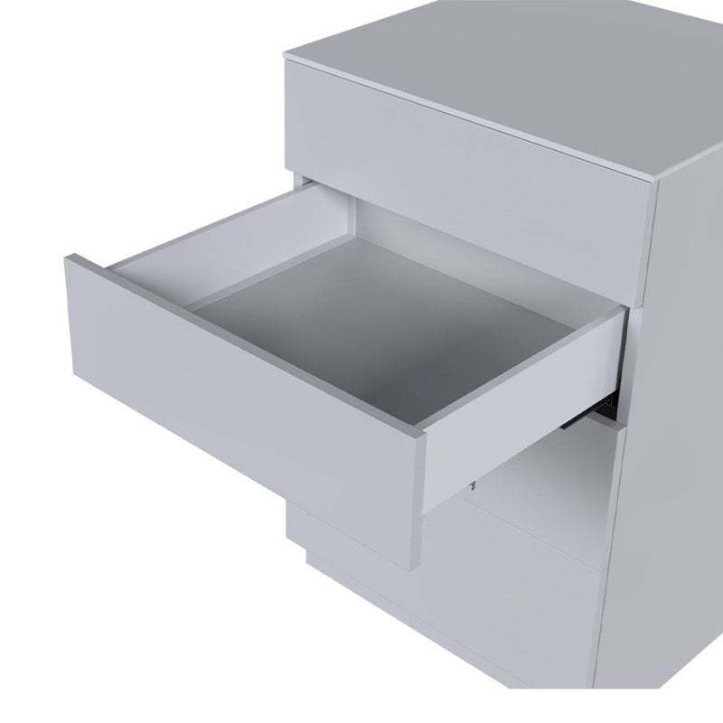 ULTRA BOX PUSH OPEN Drawer System H=118 mm (4.6") – Full Extension | White & Graphite