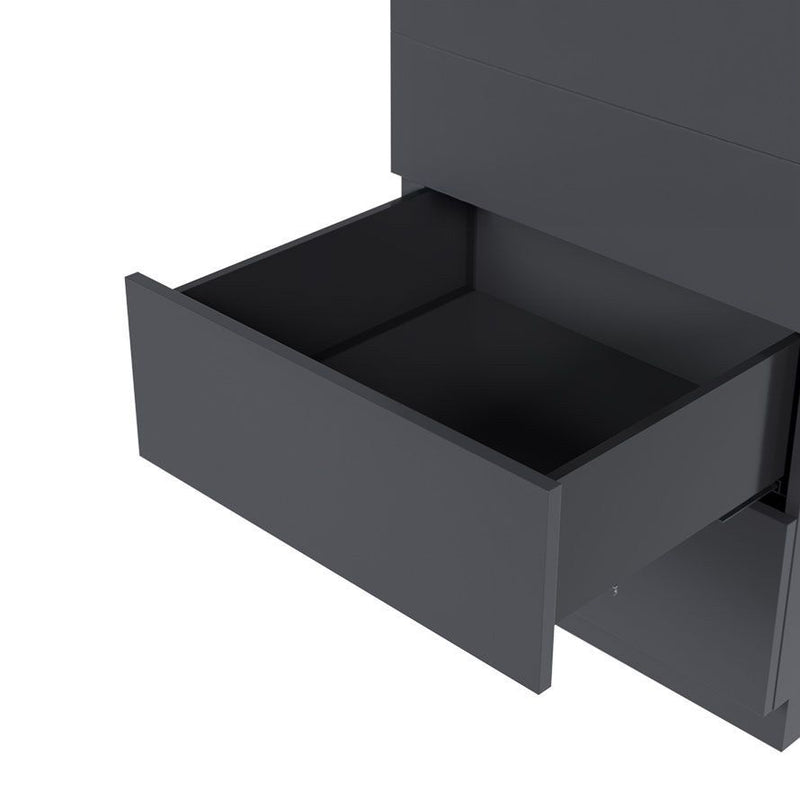 ULTRA BOX PUSH OPEN Drawer System H=199 mm (7.8") – Full Extension | White & Graphite