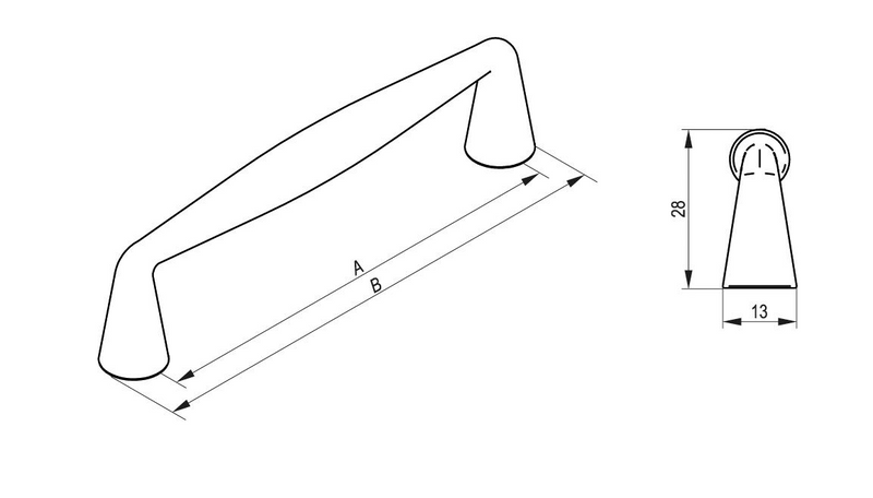 LINEA Furniture Handle
