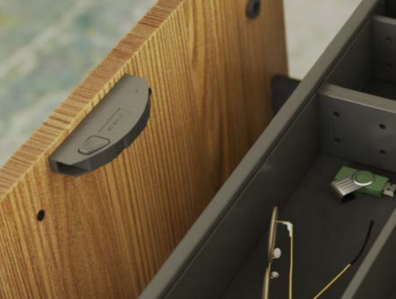 Internal Drawer Latch for ULTRA BOX | White & Graphite