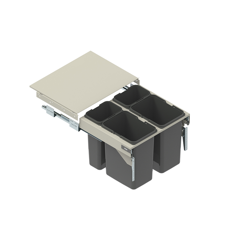 SEGREGO Waste Drawer System | REJS Pull-Out Recycling Drawer