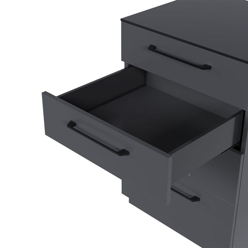 ULTRA BOX Drawer H118 (4.6") White / Graphite | Full Extension Soft-Close Drawer System