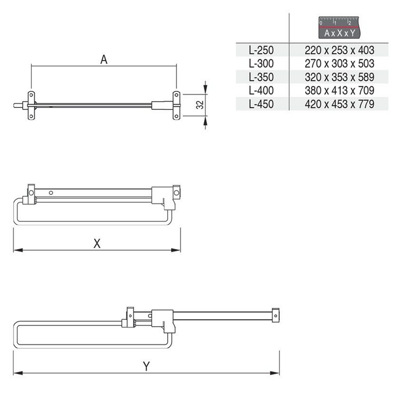 Pull-Out Clothes Hanger - Nickel