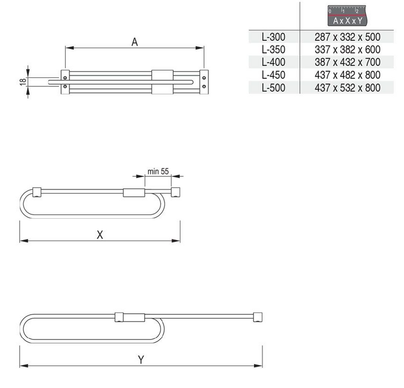 E50 Pull-Out Clothes Hanger